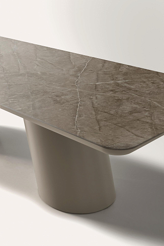 Altea Brown Ceramic-Top Dining Table