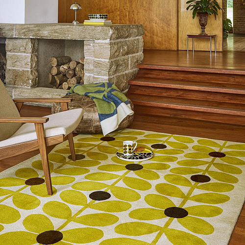 Designer Yellow Rug