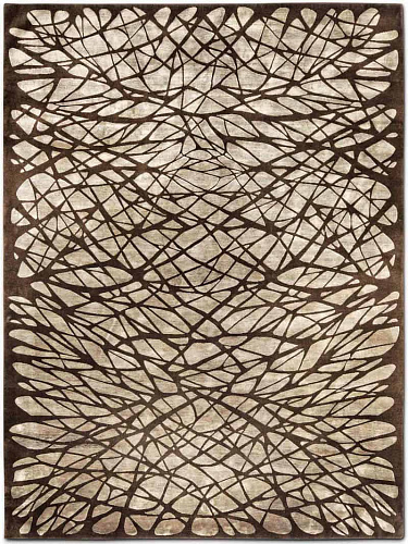 Dresden Brown Exquisite Handmade Rug
