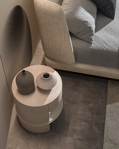 Liam Leather Nightstand