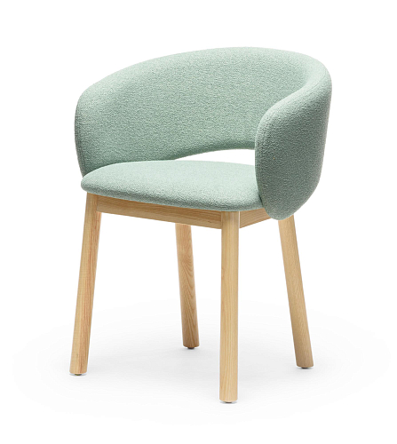 Bel S Light Green Ash Wood Chair