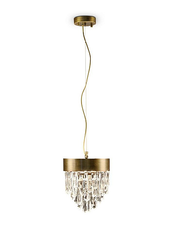 Brass Teardrop Pendant Light