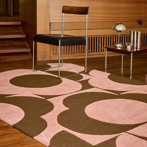 Flower Pink / Terracotta Rug