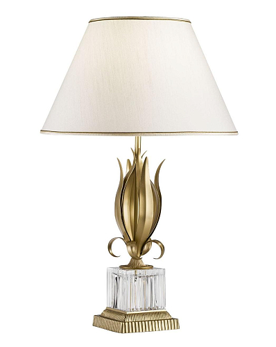 Antique Gold Crystal Table Lamp