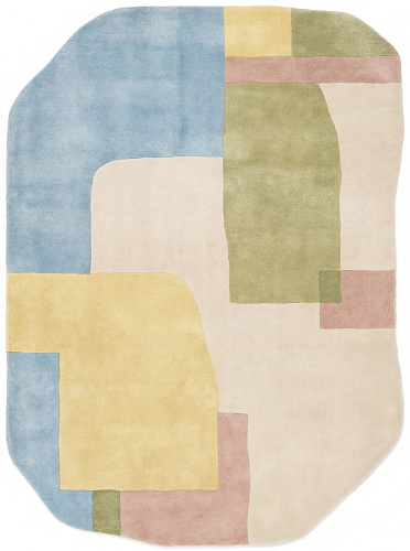 Rounded Blocks Artisan Rug