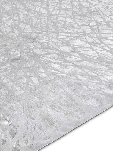 Dresden Silver Hand Knotted Rug