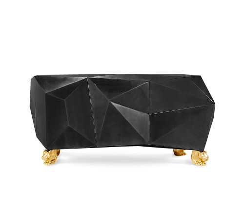 Prism Black Sideboard