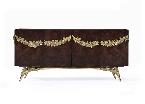 Majestica Walnut Root Veneer Sideboard