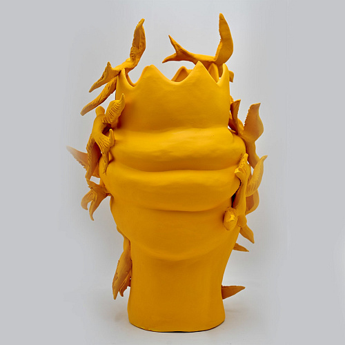Moor's Head Orange Sculpture