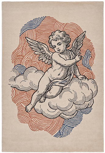 Celestial Cherub Handcrafted Rug