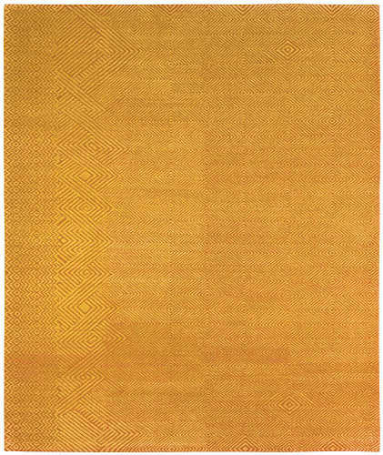 Hand-Knotted Wool Cut Pile Rug