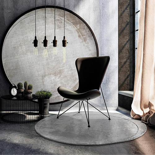 Luna Sand Round Hand-Woven Rug