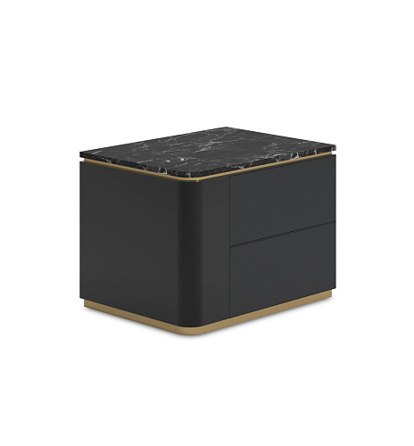 Theo Marble-Top Nightstand