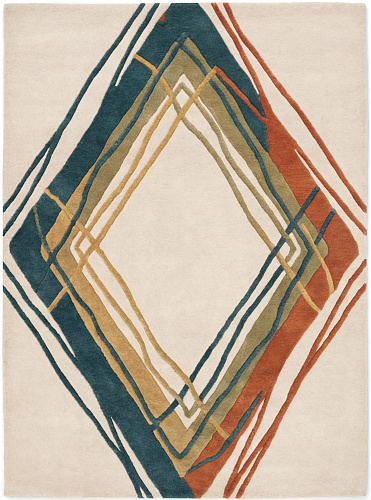 Diamond Frame Artisan Rug
