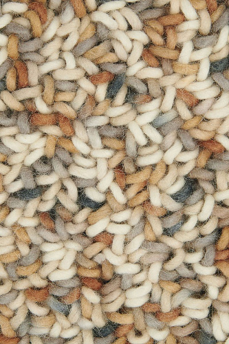 Light Brown Loop Pile Rug