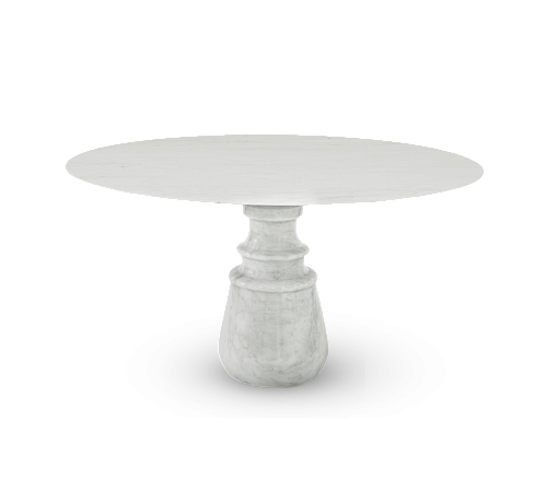 Obsidian Round Estremoz Dining Table