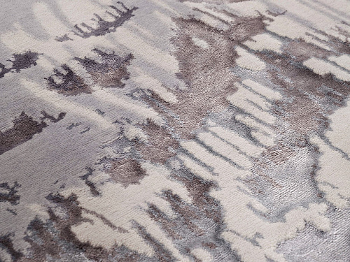 Hand-Knotted Abstract Rug