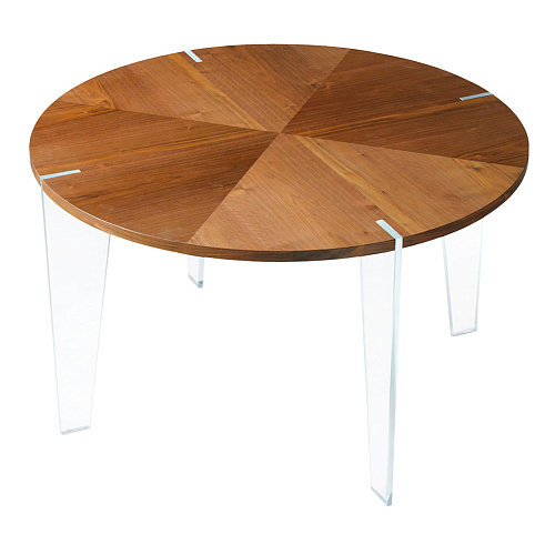 Sospeso Round Brown Table