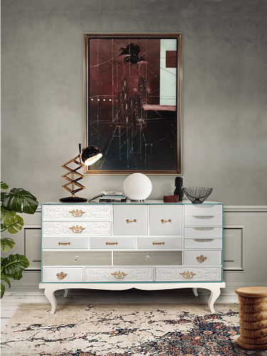 Urban White Luxe Sideboard