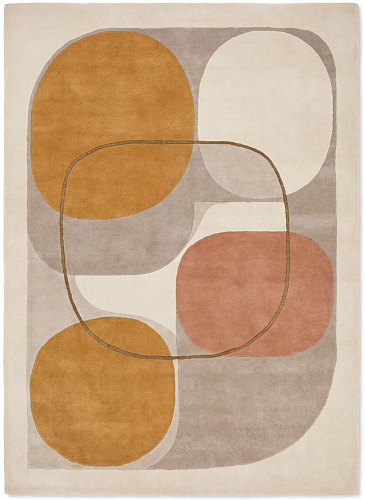 Soft Discs Handcrafted Rug