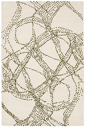 Rope Lattice Sand Handcrafted Rug