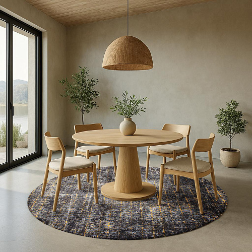 Broadway Glitter Round Rug