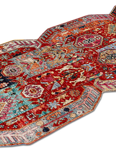 Multishape Hand-Woven Rug