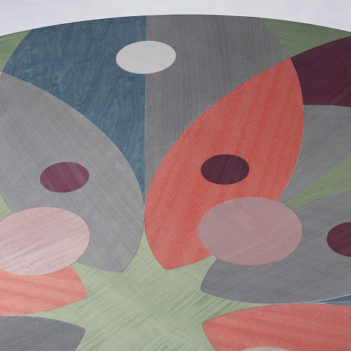 Multi-Color Veneered Dining Table