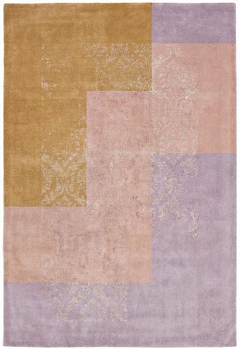Dusty Mosaic Blush Handcrafted Rug