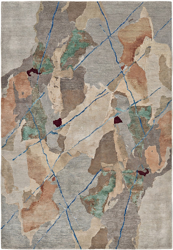 Fragmented Earth Handcrafted Rug