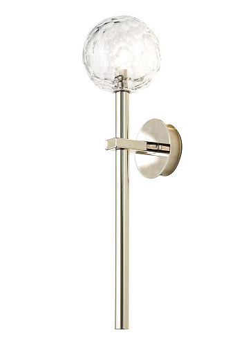 Gold Cactus Crystal Wall Lamp