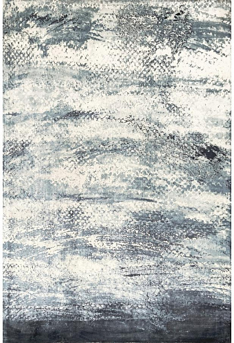 Overview Tencel Hand-Loomed Rug