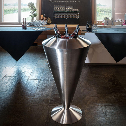 Clepsydra Steel Ice Bucket