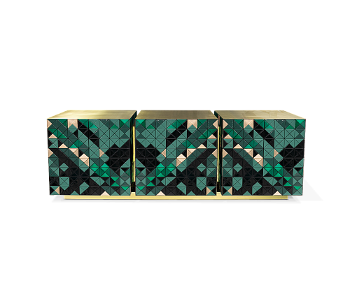 Mosaic Green Sideboard