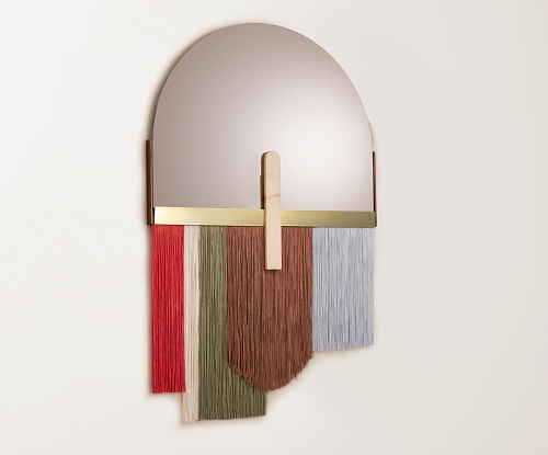Souk Papaya Decorative Wall Mirror