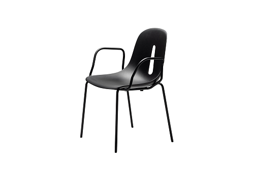 Gotham P Black Chair (2-Piece Set)