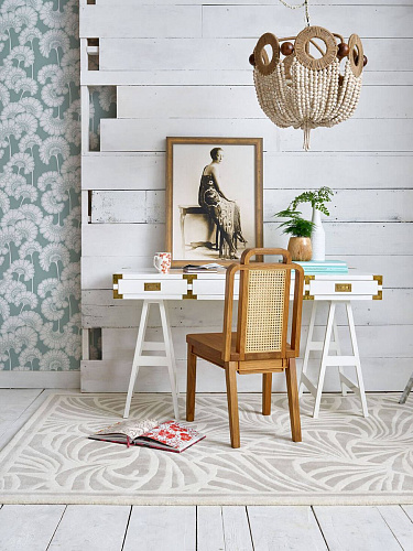 Japanese Handwoven Ivory Rug