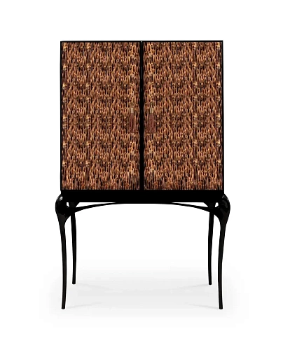 Allure Golden Feather Bar Cabinet
