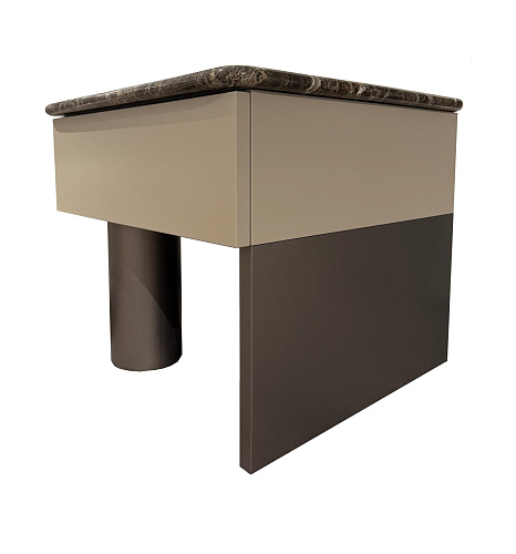 Bon Ton Marble-Top Nightstand