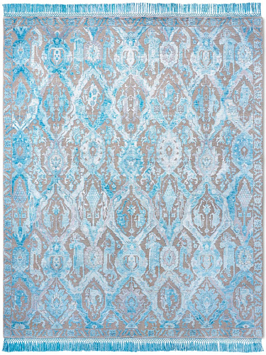 KavaBagh Blue Hand-Woven Rug