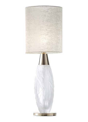 Soft Gold Table Lamp with Hand-Cut Matt Crystal