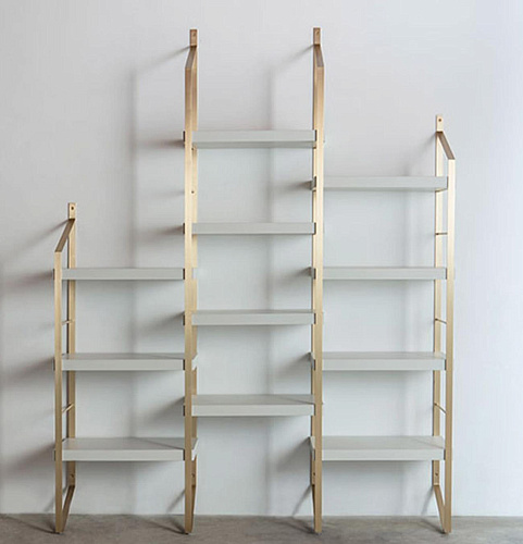 Tiered Wooden Bookcase