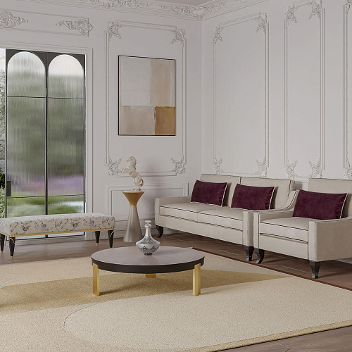 3-Seater Sofa with Cushions