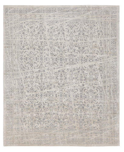 Wool / Silk Ferrara Grey Rug