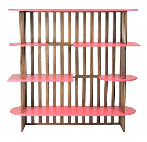 Pink Four-Level Bookshelf