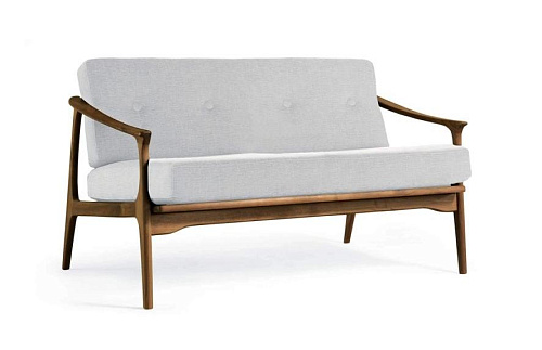Quiete Natural Solid Walnut Sofa