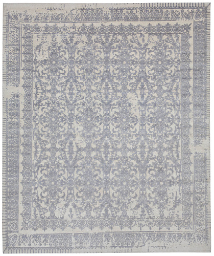Wool / Silk Ferrara Grey Rug