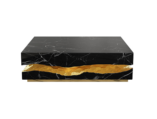 Boulder Nero Stone Table