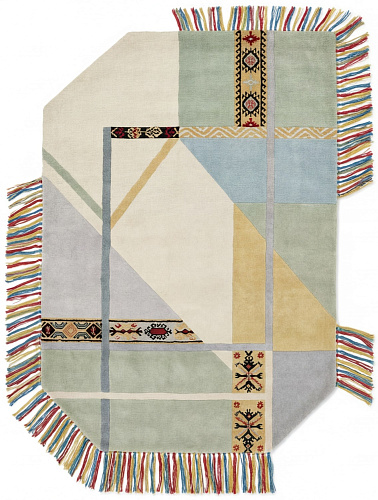 Radial Mosaic Artisan Rug