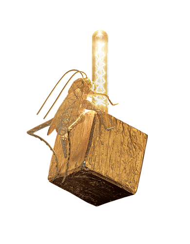 Geode Filigree Cricket Small Wall Lamp